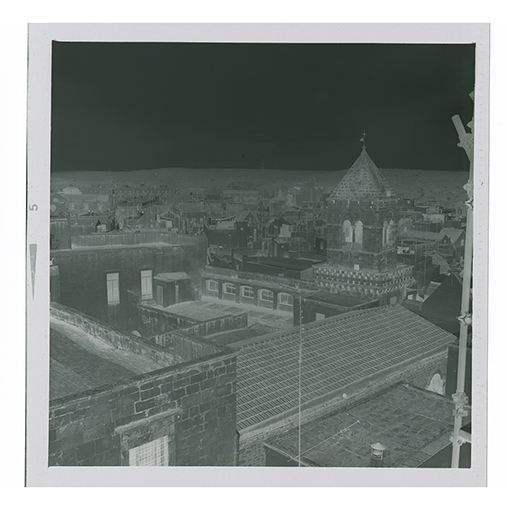 Putignano - Veduta panoramica dlla chiesa del Convento dei Carmelitani (negativo) di Anonimo (XX)