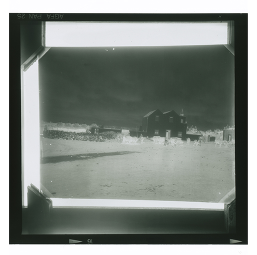 Putignano - Una masseria (negativo) di Anonimo (XX)