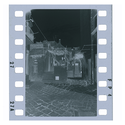 Noci - Centro storico (negativo) di Anonimo (XX)