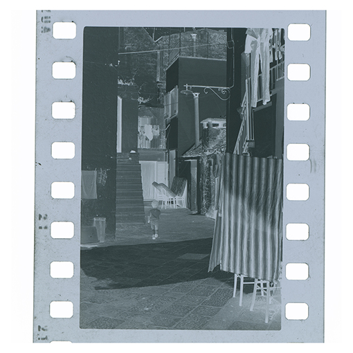 Noci - Centro storico (negativo) di Anonimo (XX)