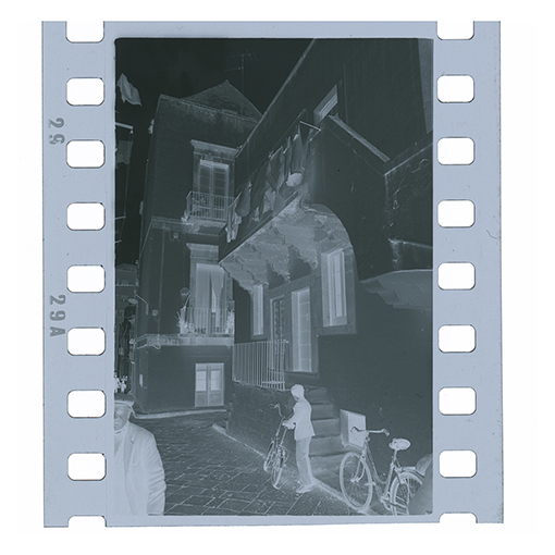 Putignano - centro storico, veduta (negativo) di anonimo (XX/ XXI)