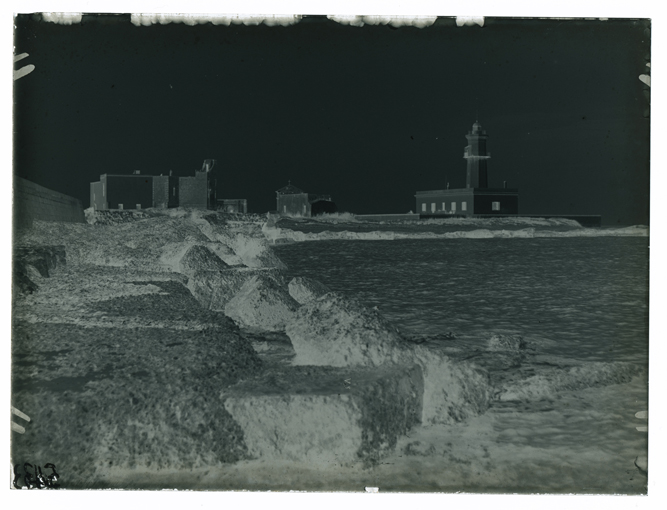 San Cataldo di Lecce - Panorama - il faro (negativo) di Palumbo, Giuseppe (XX)