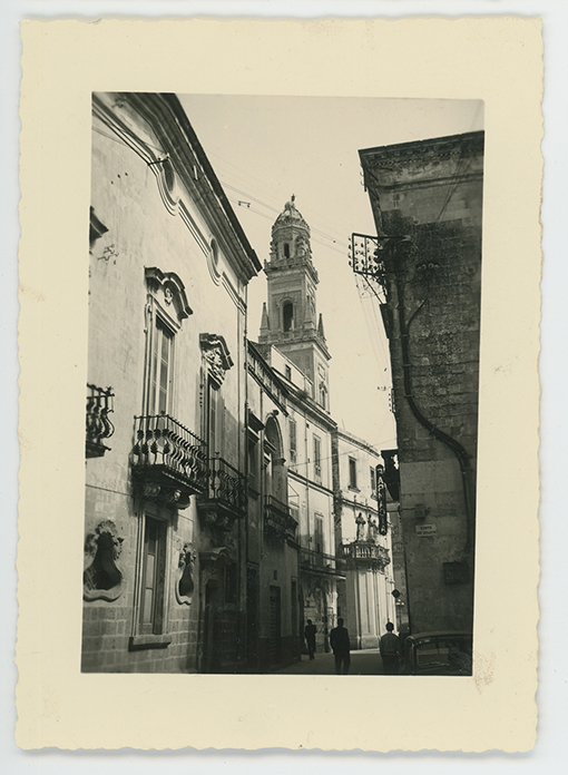 Lecce - Veduta di Via Giuseppe Palmieri (positivo) di Palumbo, Giuseppe (XX)