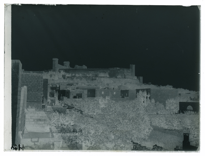 Oria - veduta panoramica del Castello (negativo) di Palumbo, Giuseppe (XX)