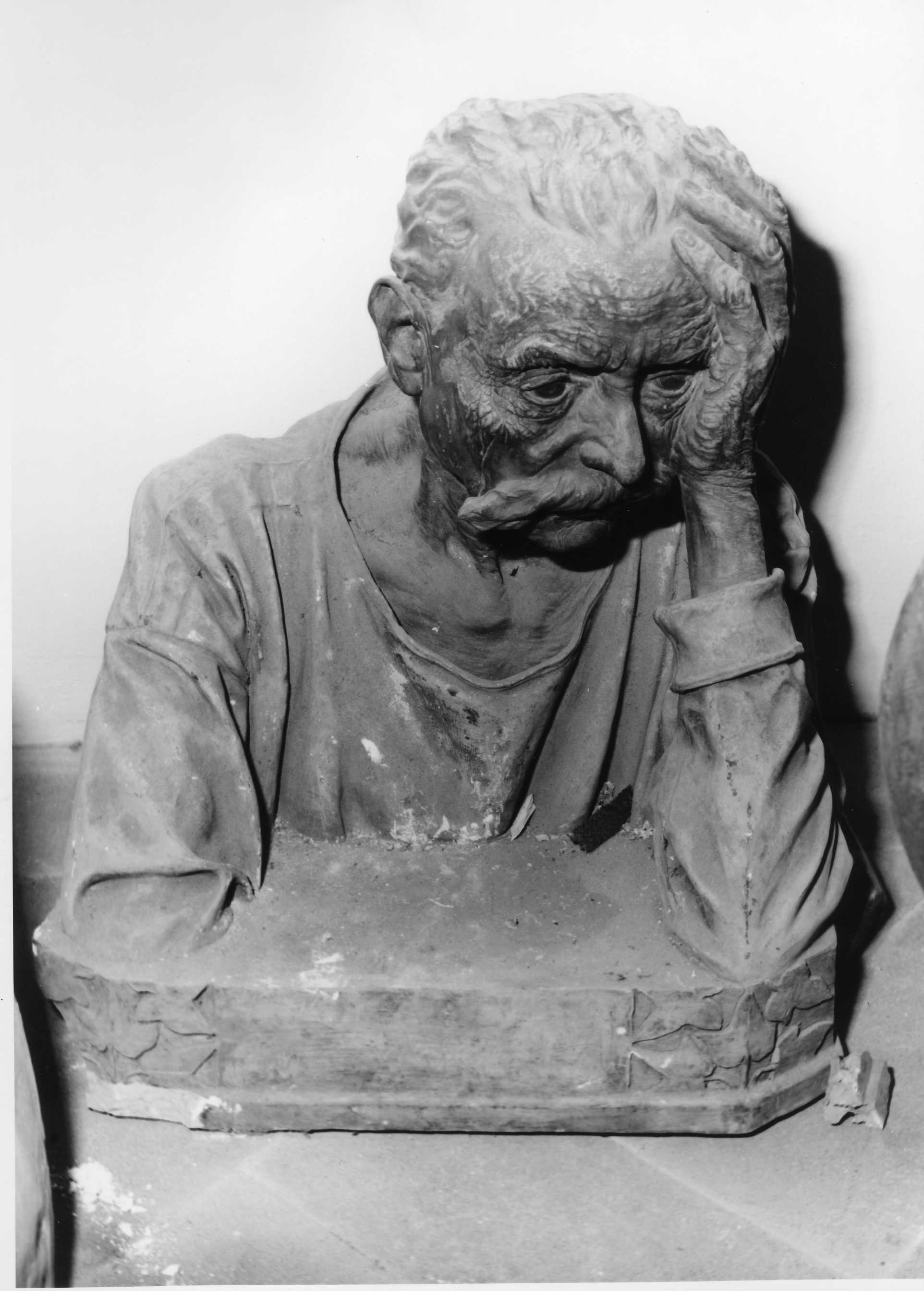 Ritratto del padre, ritratto maschile (busto) di Fioravanti Umberto (XX)