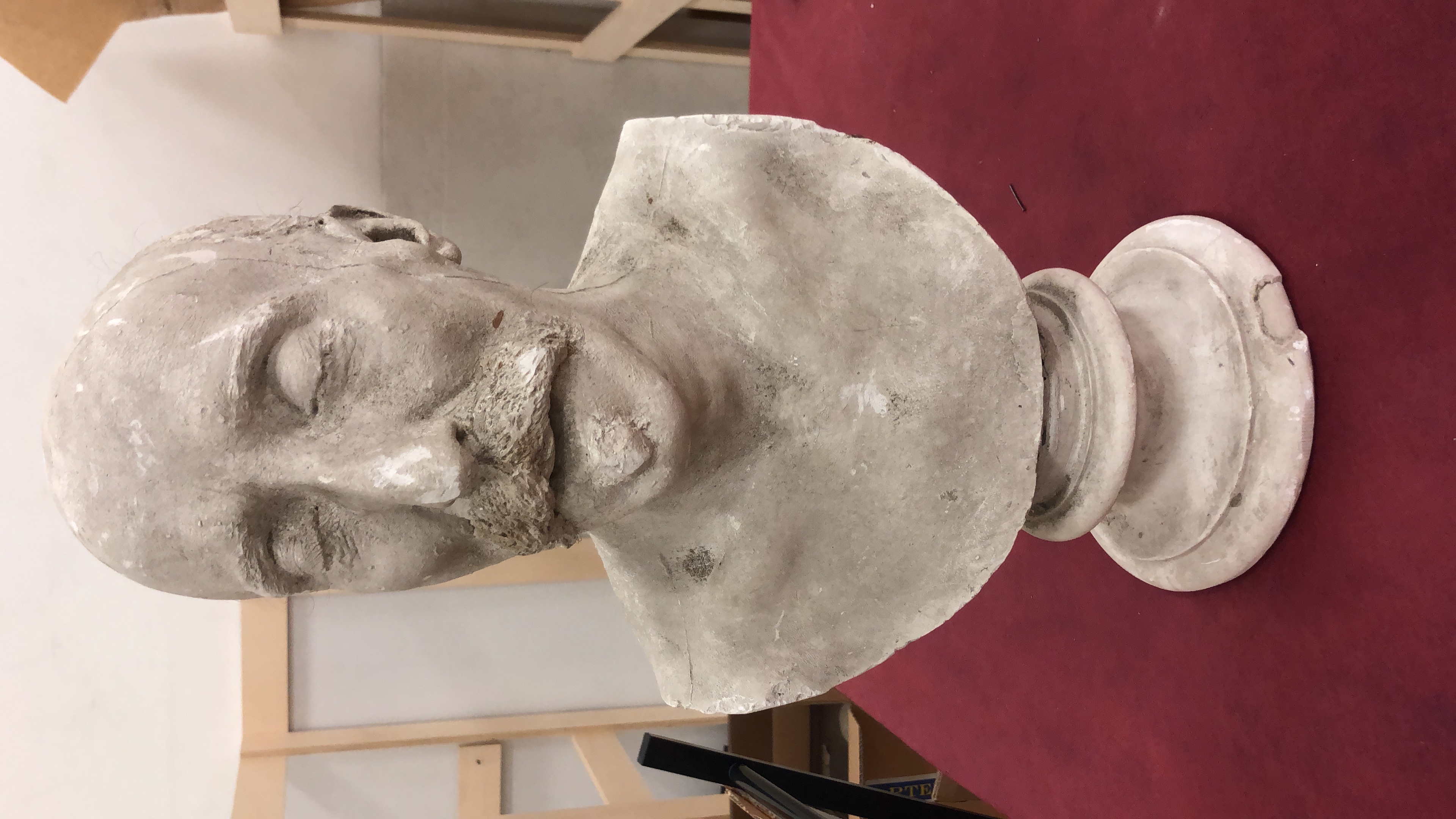 maschera mortuaria di Giovanni Marradi (calco) di Tarrini Oreste Cesare (attribuito) (XX)