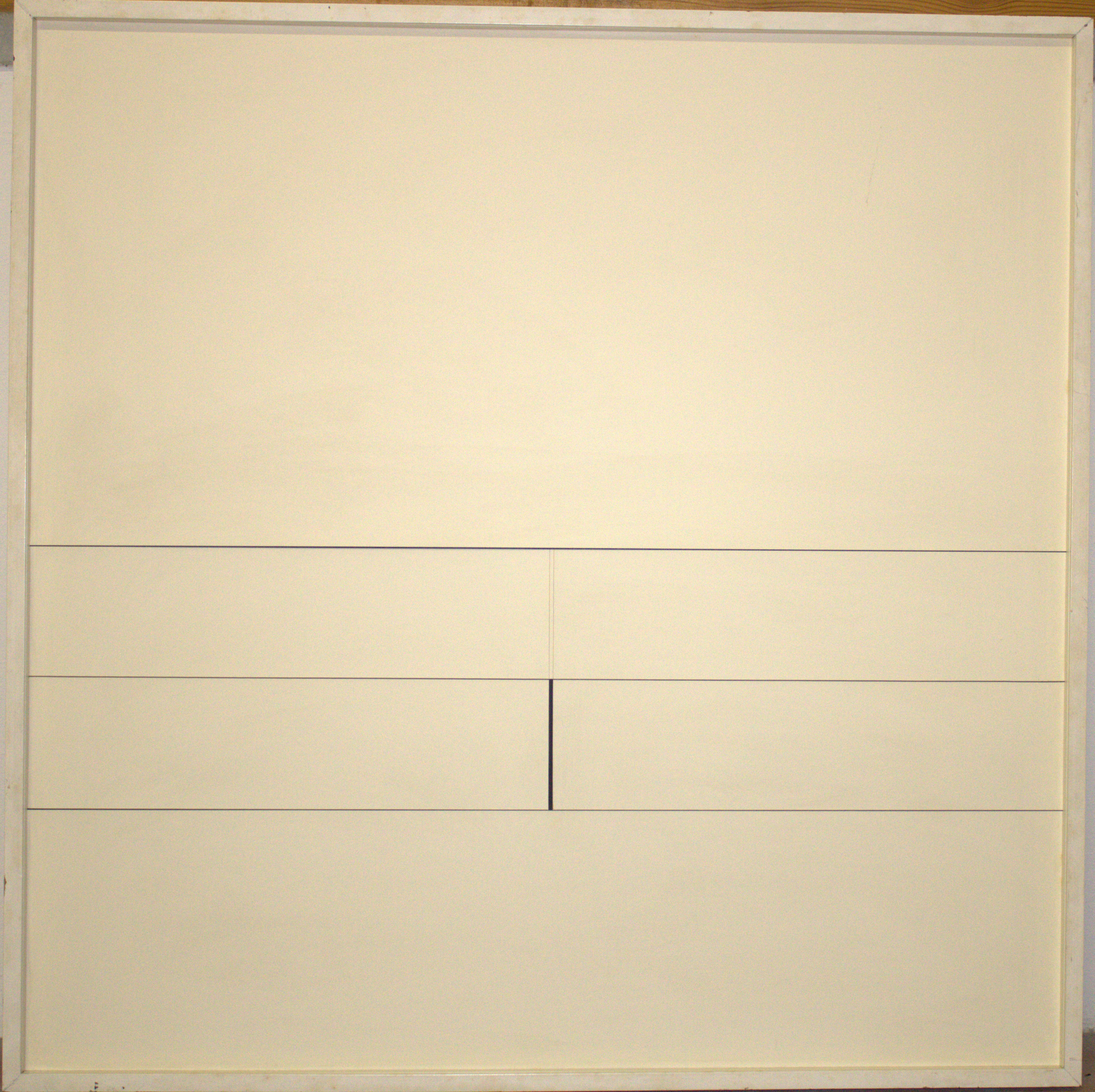 superficie a ripartizione orizzontale r 1/2 1/4, soggetto astratto (pannello) di De Alexandris Sandro (XX)