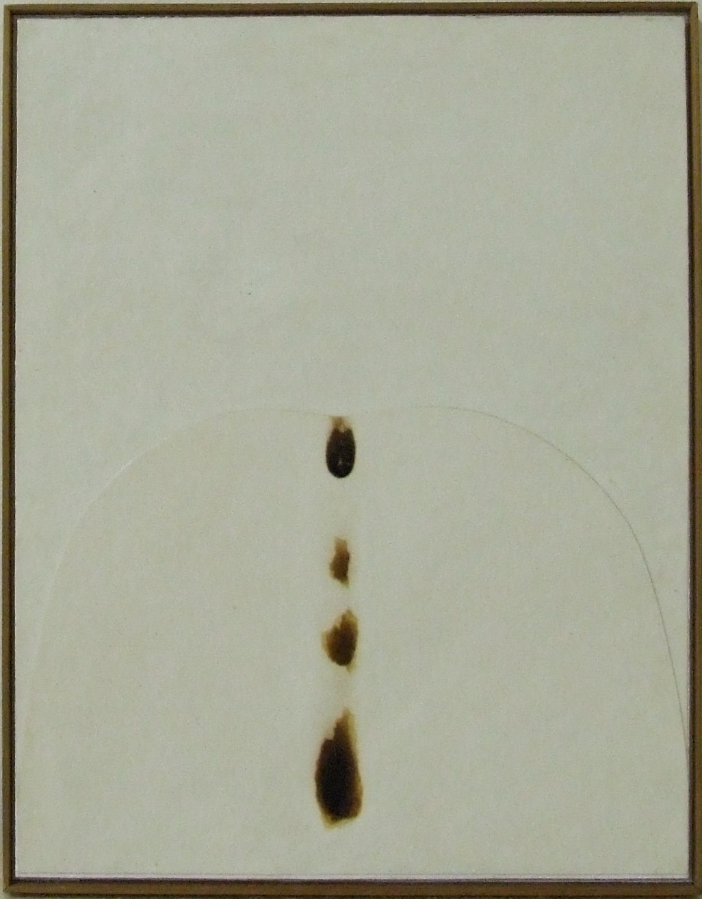 Ustione, soggetto astratto (dipinto) di Burri Alberto (XX)