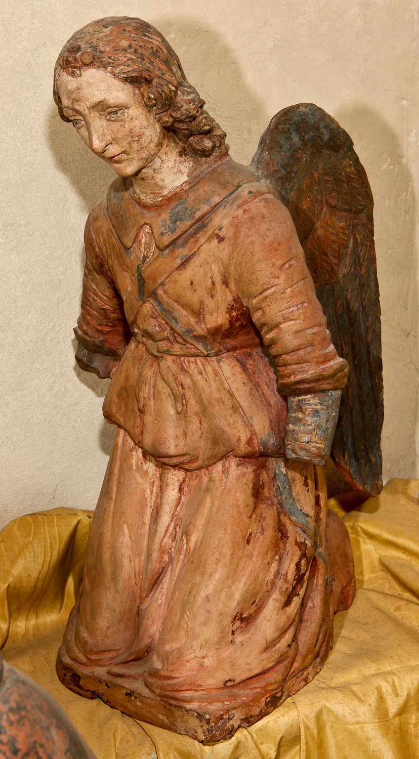 angelo adorante (scultura) di Buglioni Benedetto (bottega) (inizio XVI)