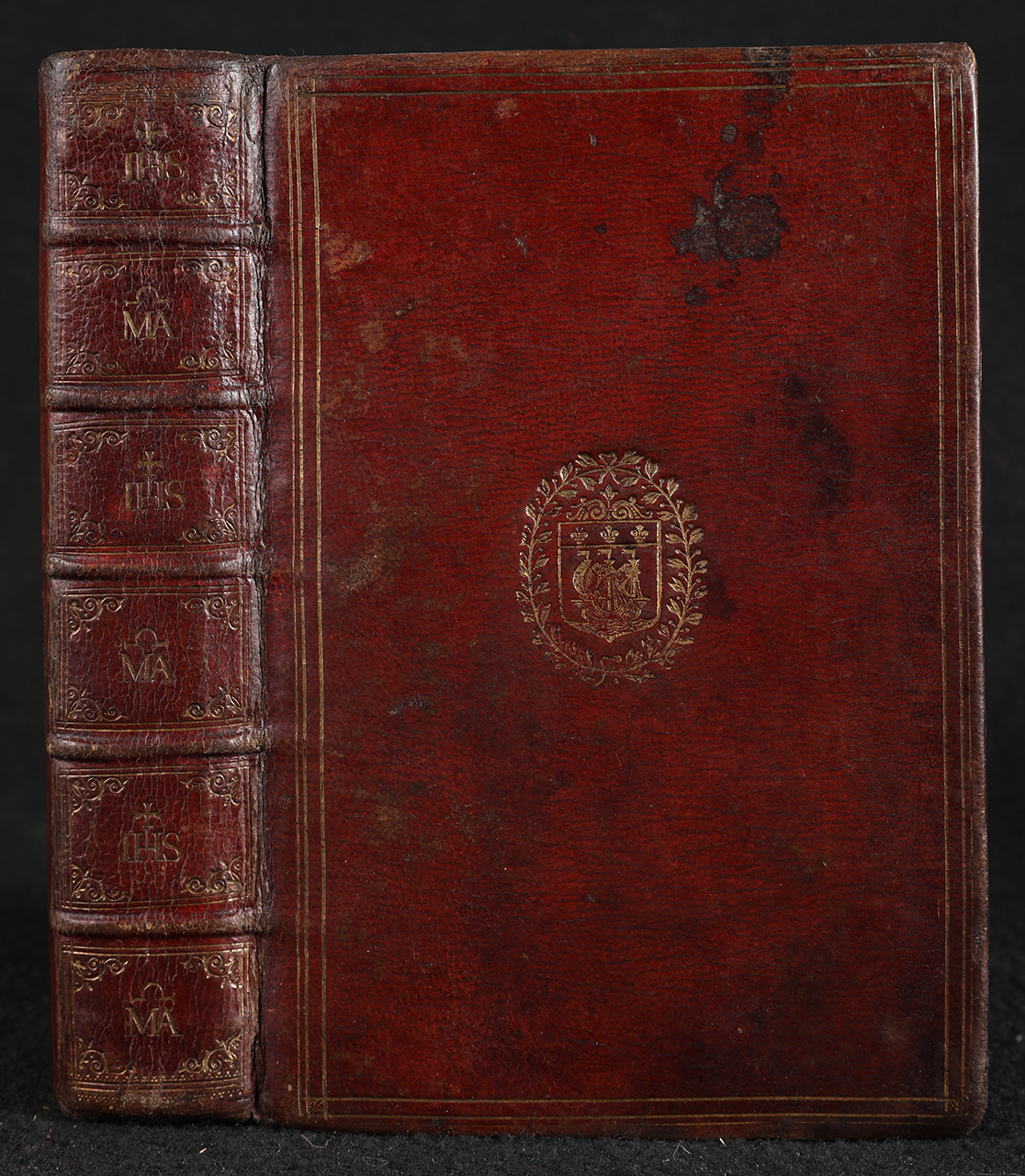 legatura piena - alle armi, opera isolata - ambito francese (seconda metà XVII)