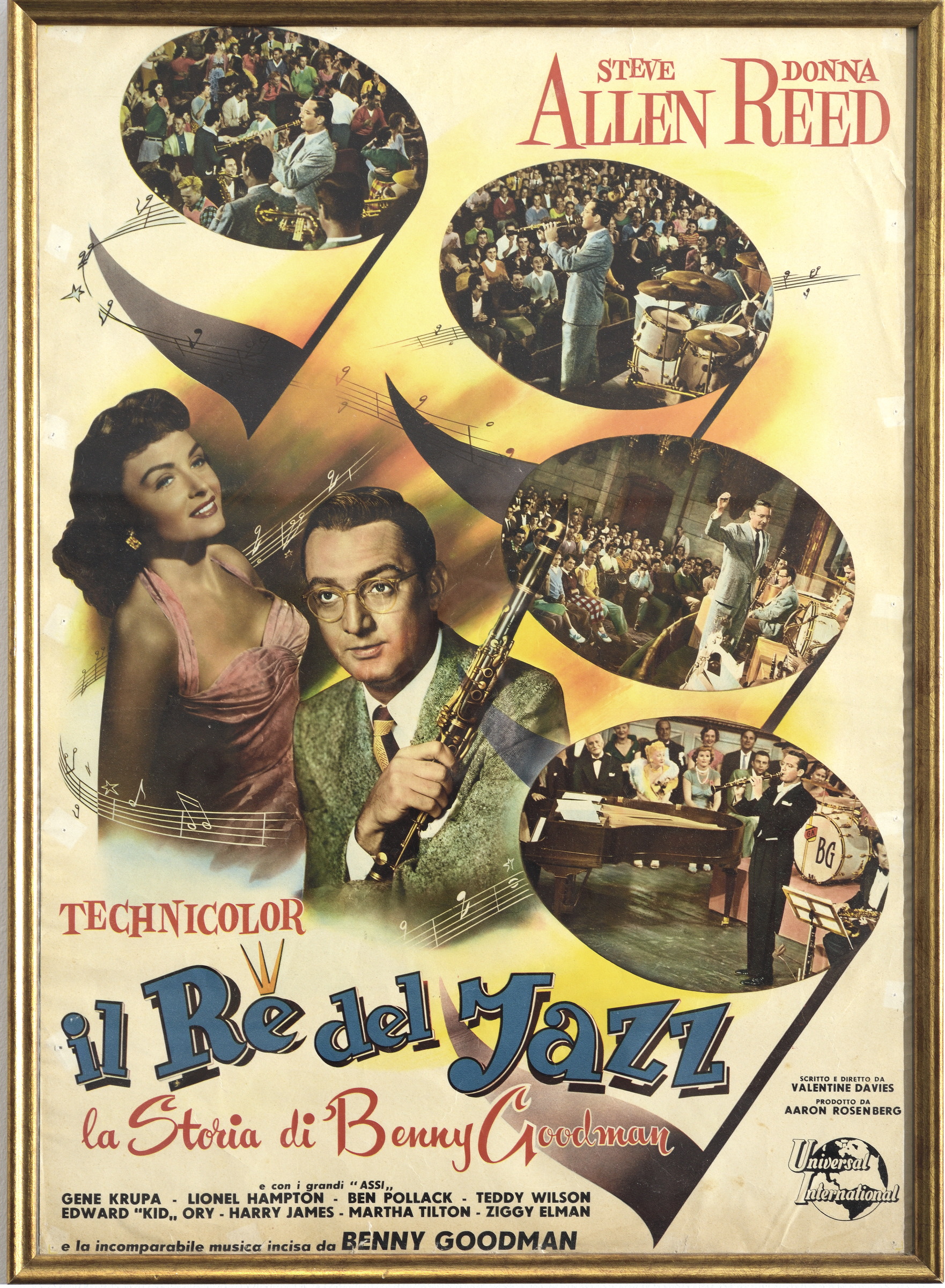 ritratto di attori e scene di concerto (manifesto) - ambito italiano (XX)