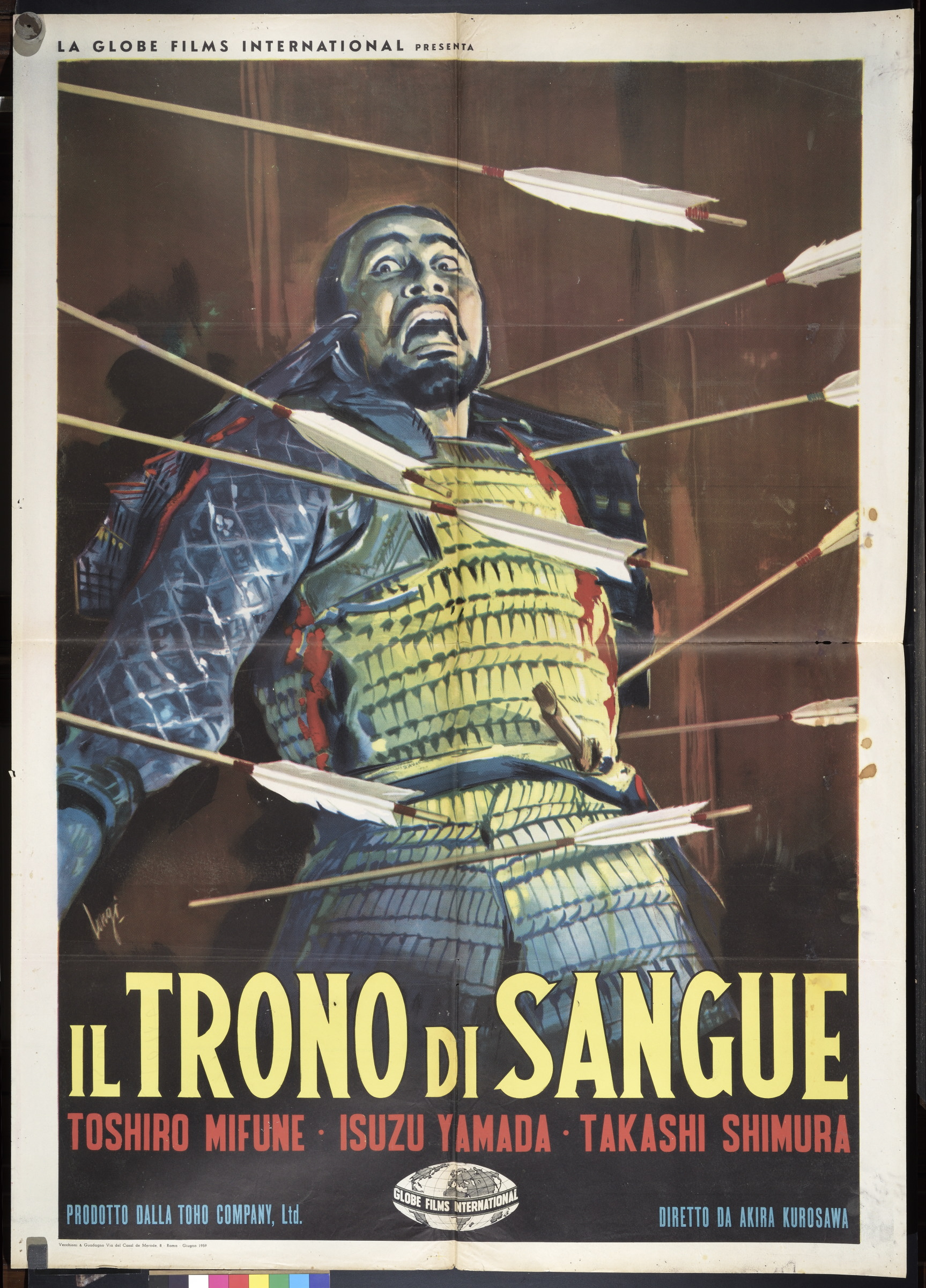 ritratto di attore trafitto da frecce (manifesto) di Longi Carlantonio (XX)