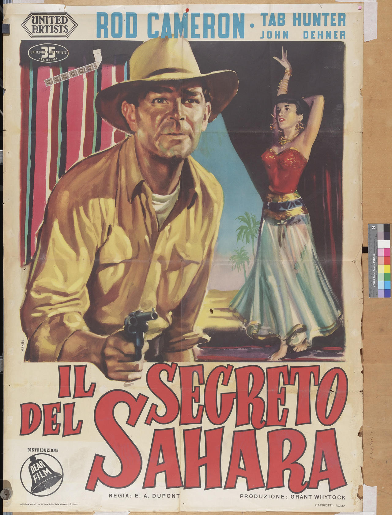 ritratto di attore con danzatrice (manifesto) di Manno Dante (XX)