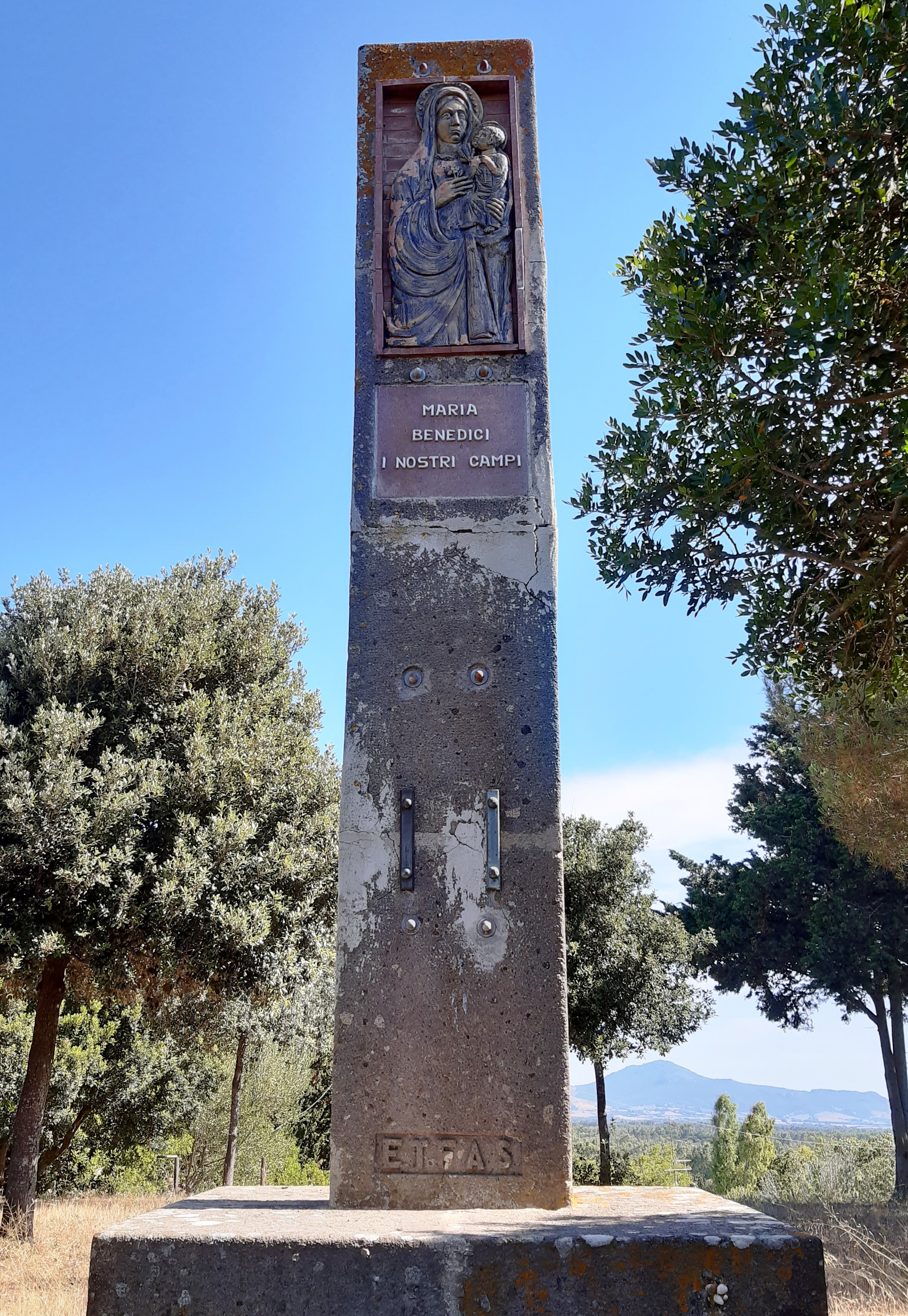stele di Eugenio Tavolara (attribuito) (seconda metà XX)