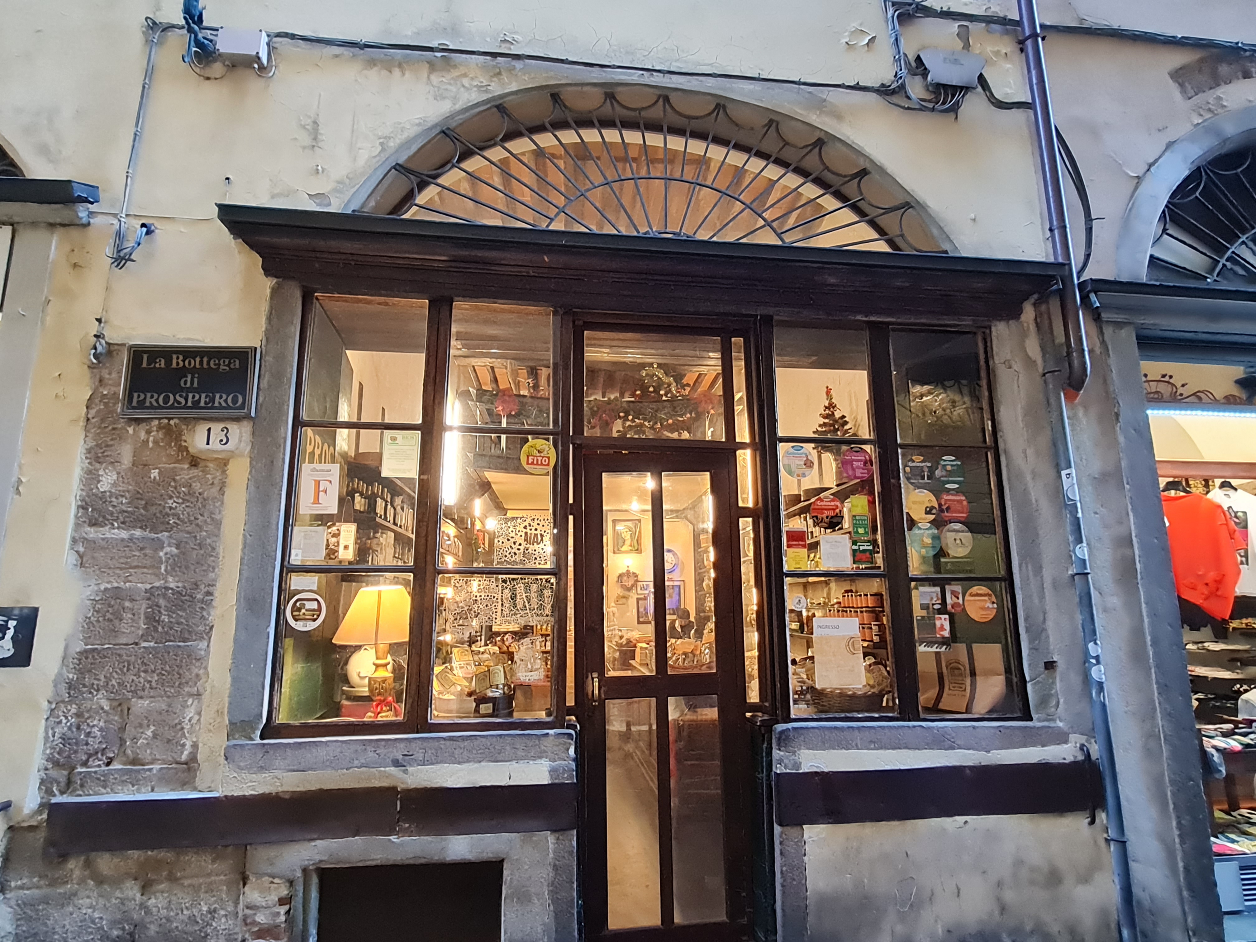 bottega, negozio di prodotti tipici, Antica Bottega di Prospero, Prospero (denominazione originaria storica) (fine XVIII)
