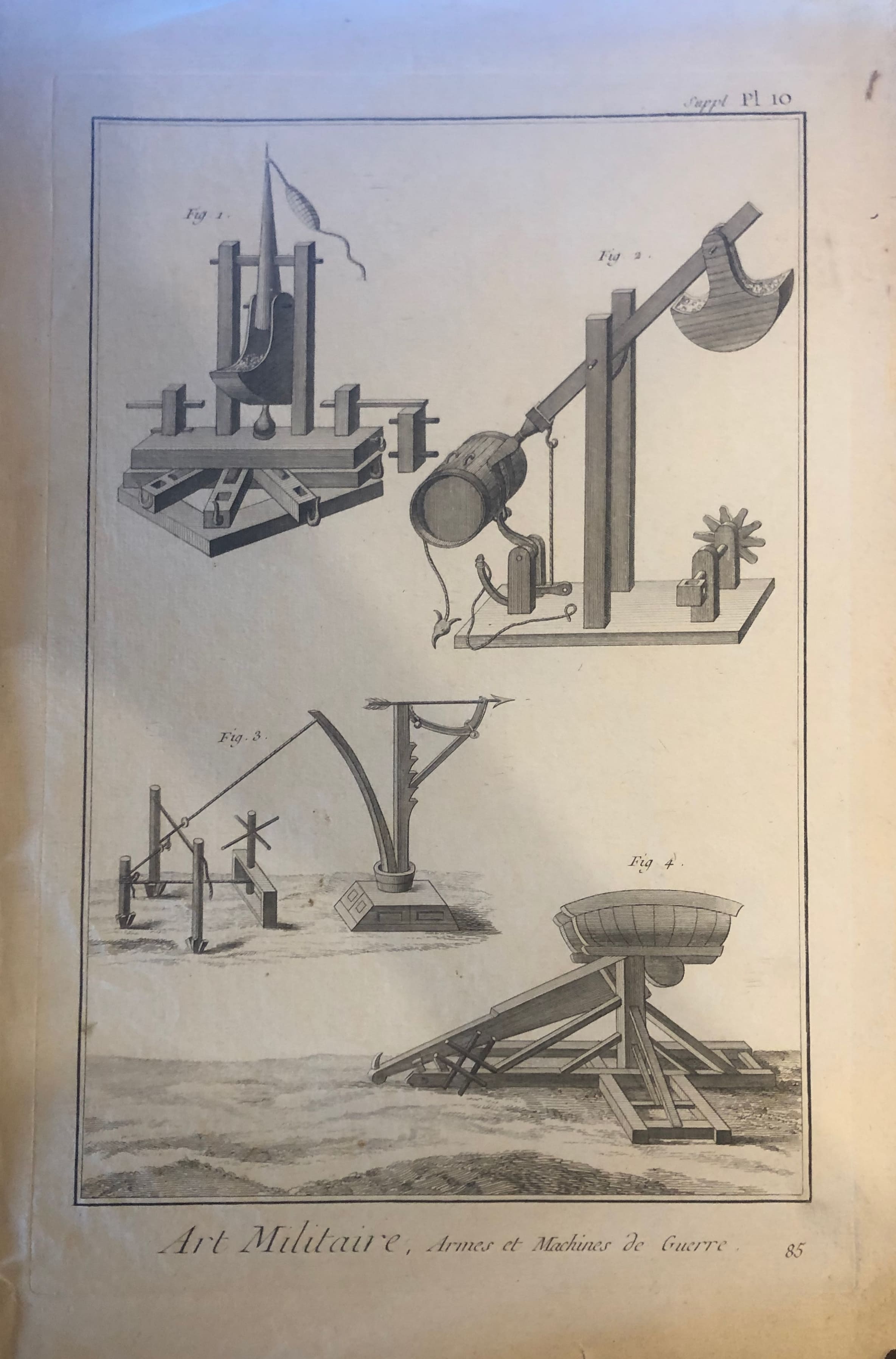 Art Militaire, Armes et Machines de Guerre, Arte militare (stampa) - ambito francese (sec. XVIII)