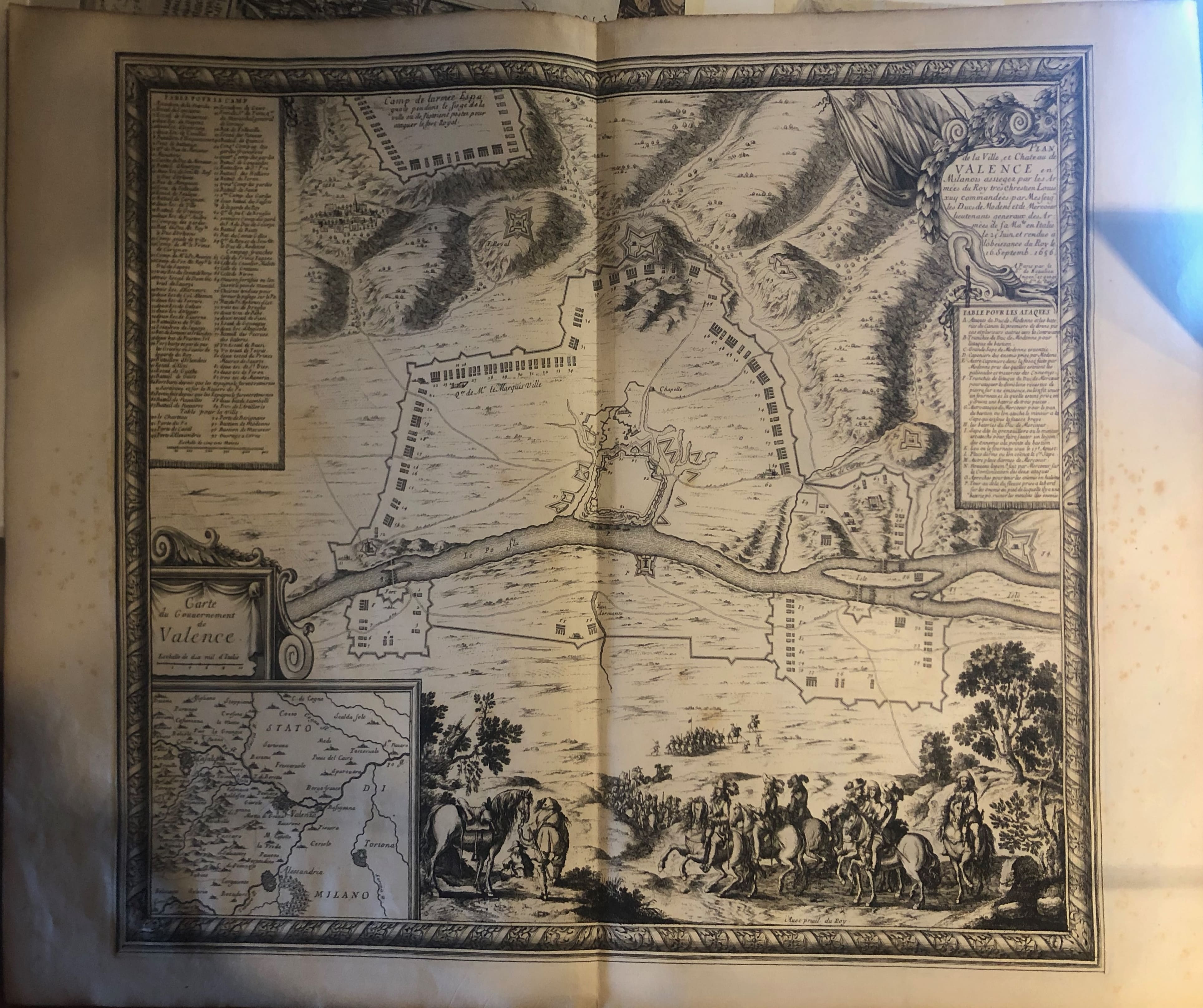 Carte du Gouvernement de Valence, Mappa di Valenza (stampa) di Pontault Sébastian de Beaulieu - ambito francese (sec. XVII)