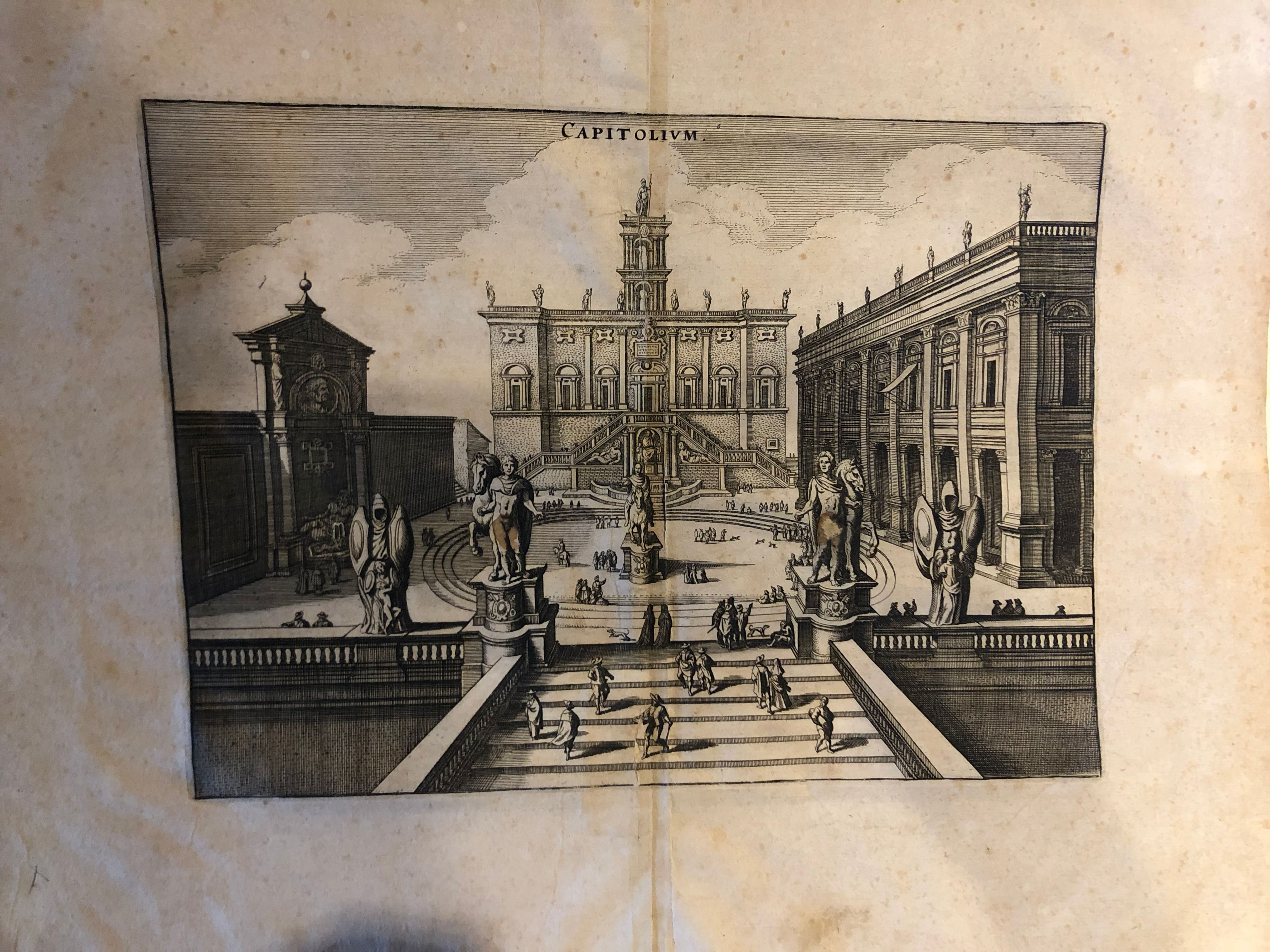 Capitolium, Campidoglio (stampa) di Merian Matthaus il vecchio - ambito svizzero (sec. XVII)