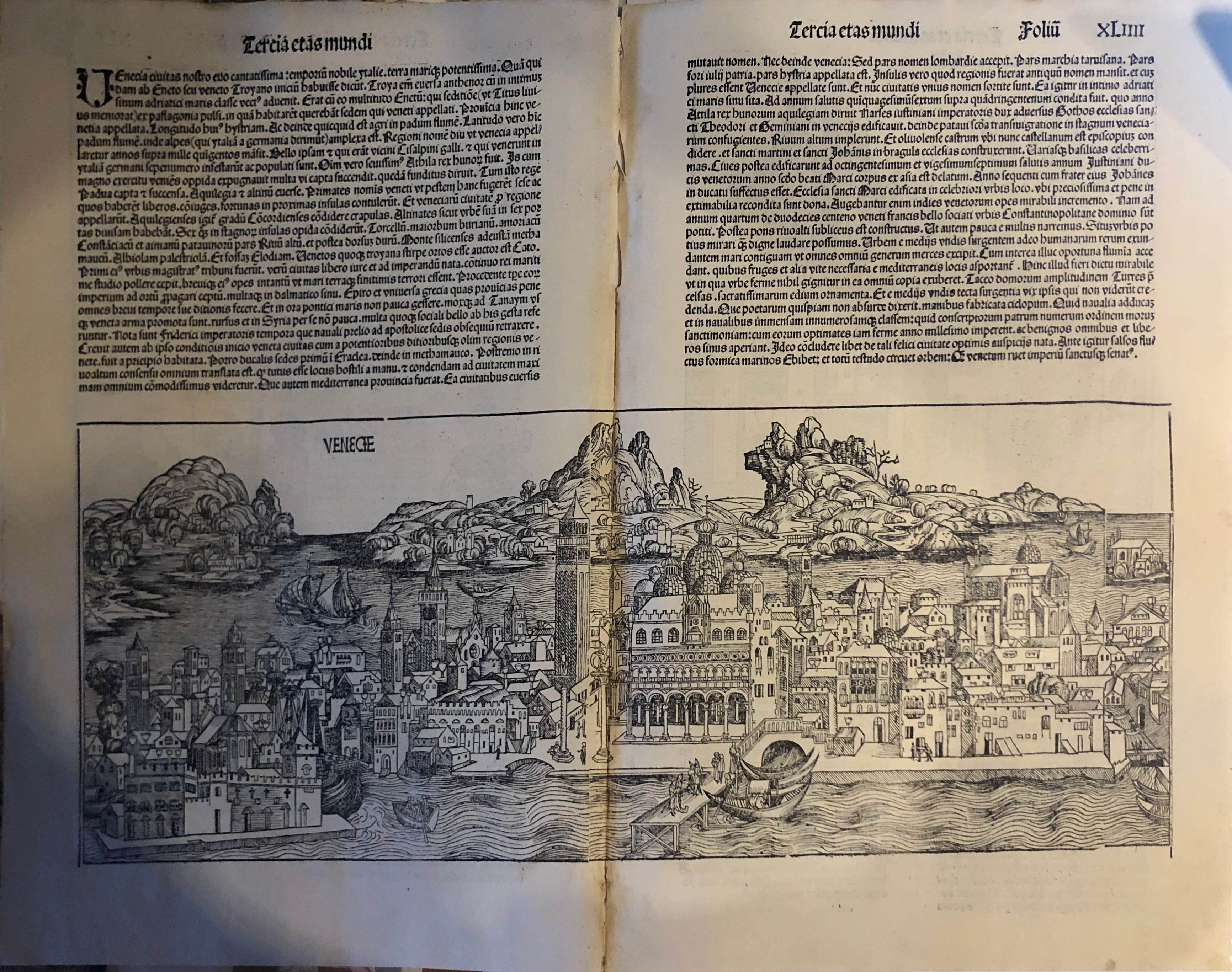 Veduta di Venezia (stampa) di Wolgemut Michael (sec. XV)