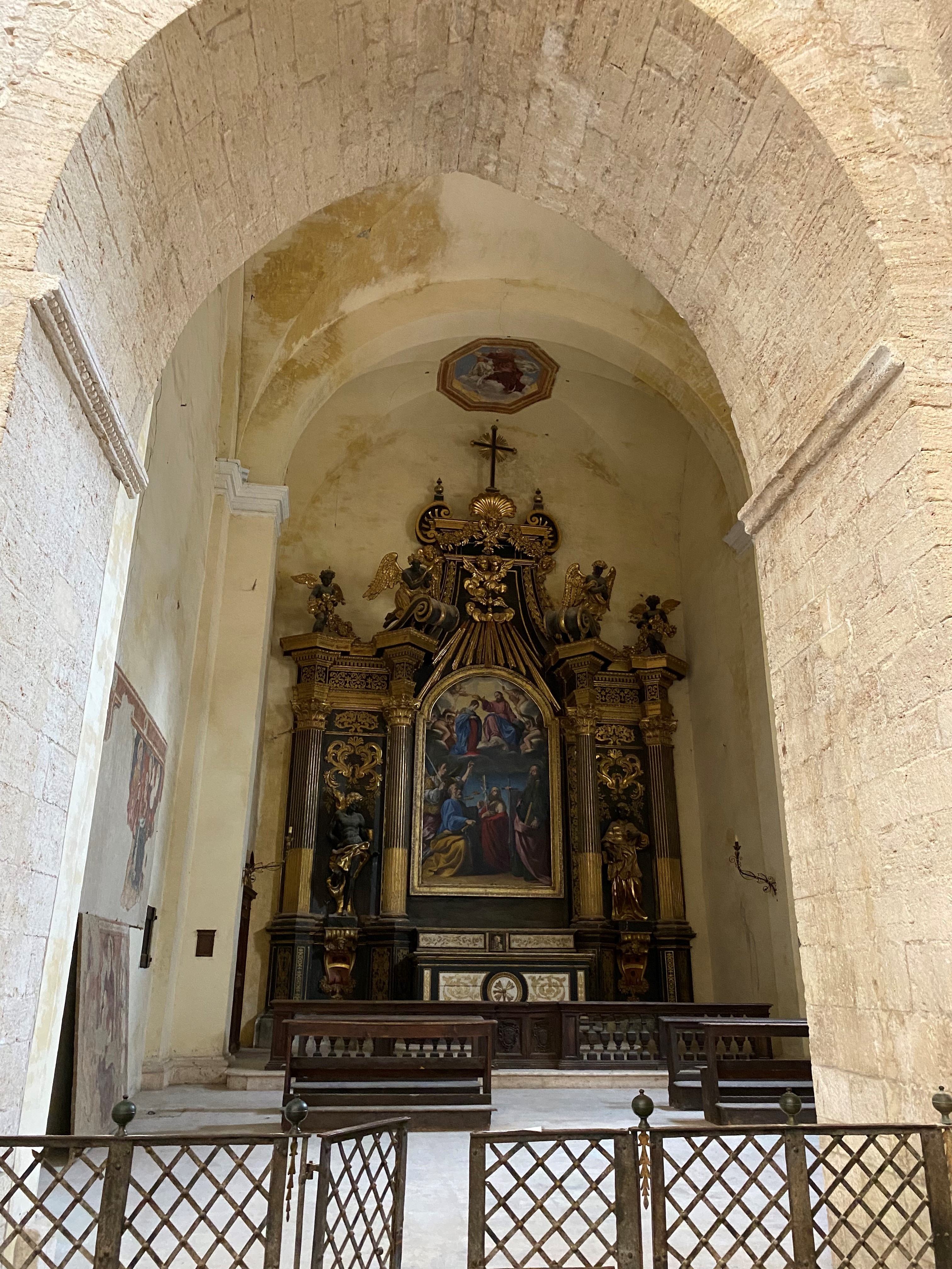 mostra d'altare, opera isolata - bottega umbra (fine/ inizio sec. XVI-XVII)
