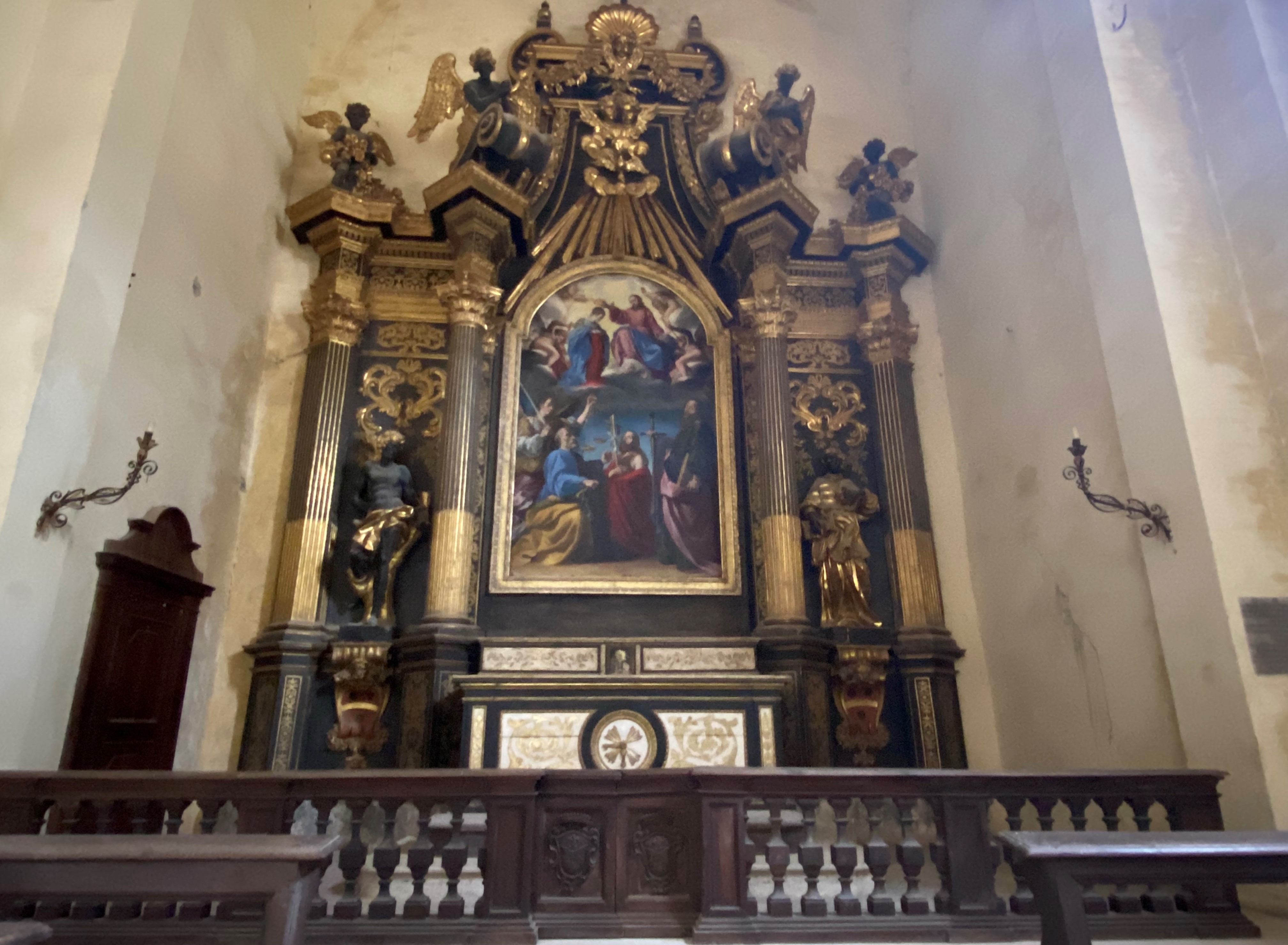 balaustrata, elemento d'insieme - bottega umbra (sec. XVI)