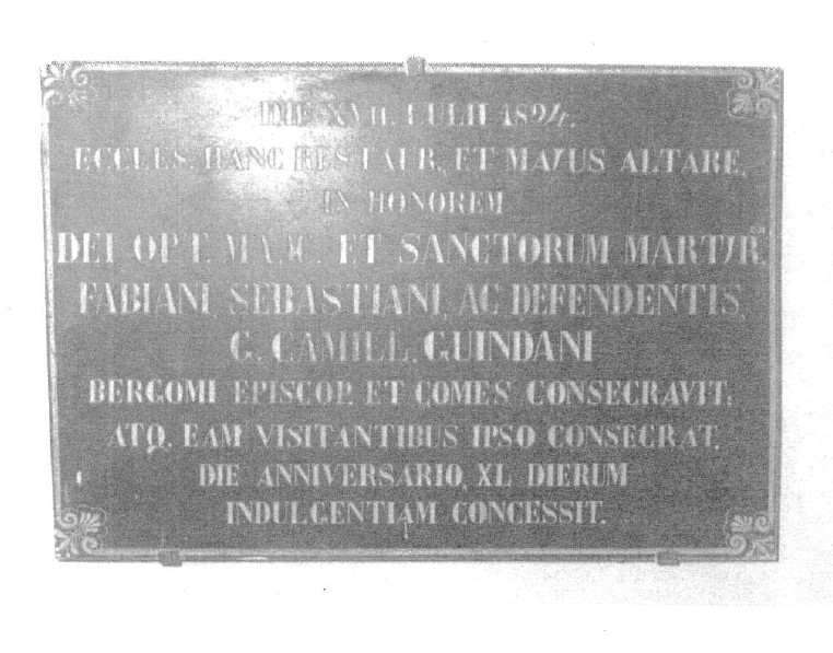 lapide, opera isolata - ambito lombardo (fine XIX)