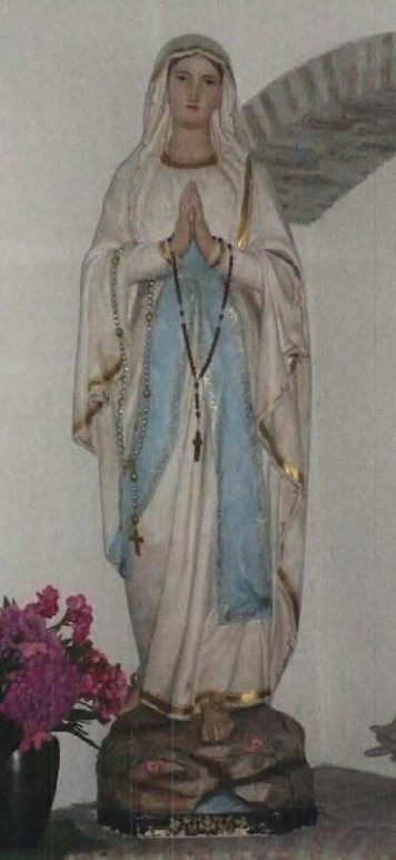 Madonna di Lourdes (statua, opera isolata) di Daniel J (attribuito) (XX)