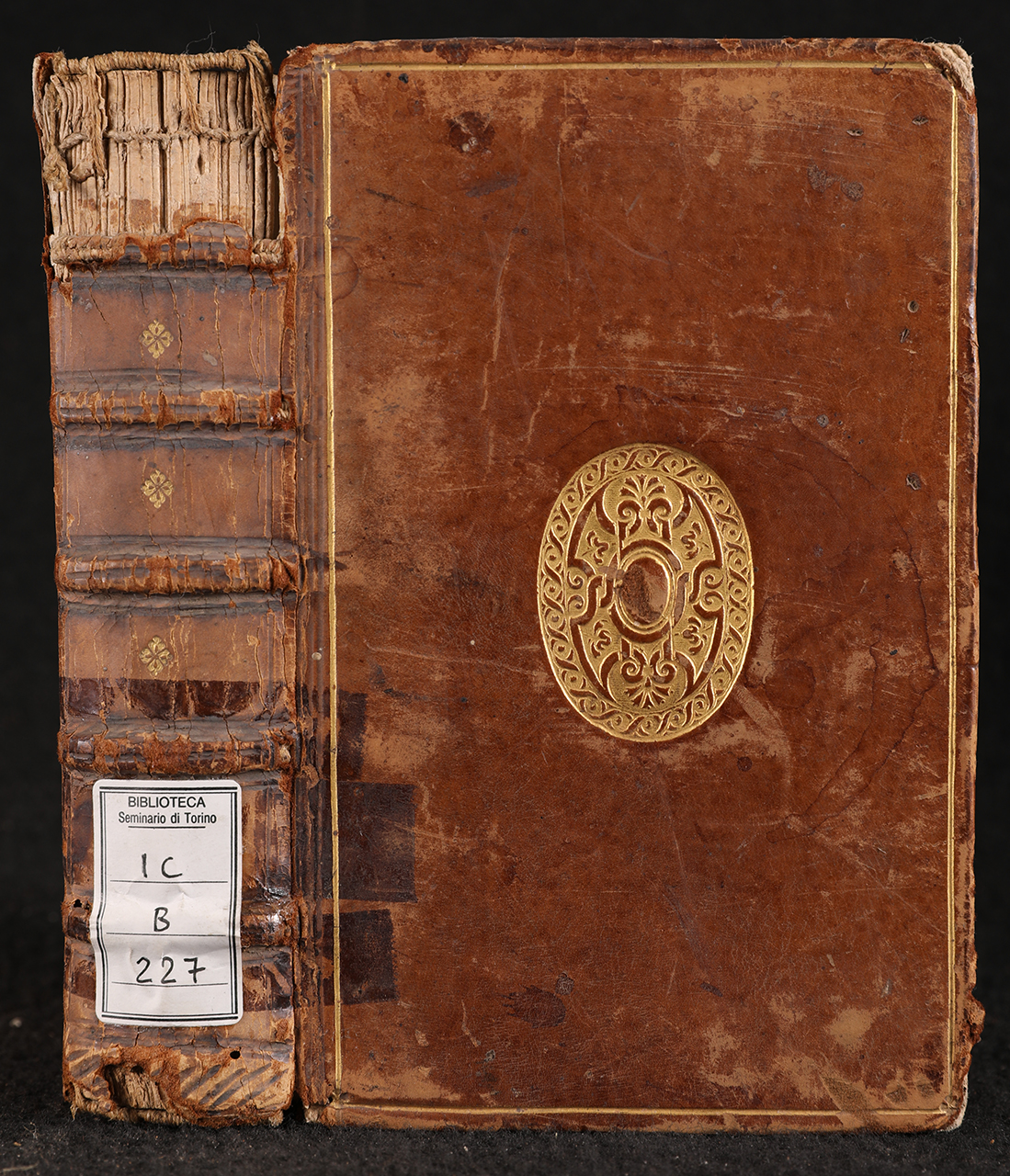 legatura piena, opera isolata - ambito belga (ultimo quarto XVI)