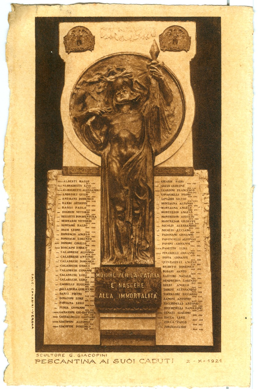Scultori - Italia - Sec. 20 - Giacopini, Giovanni (positivo) di Anonimo (XX)