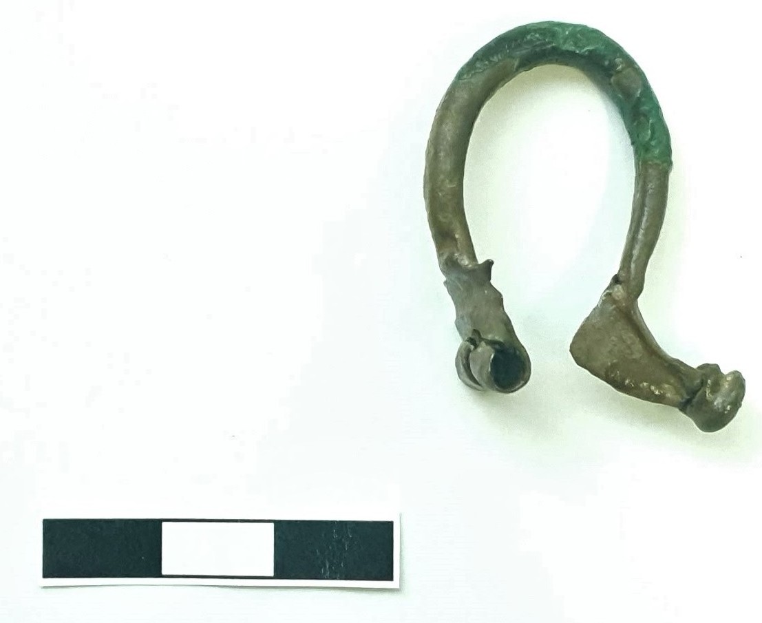 fibula/ ad arco semplice, Tipo Aucissa - Ambito romano imperiale (PERIODIZZAZIONI/ STORIA/ Età antica/ Età romana/ Età romana imperiale)