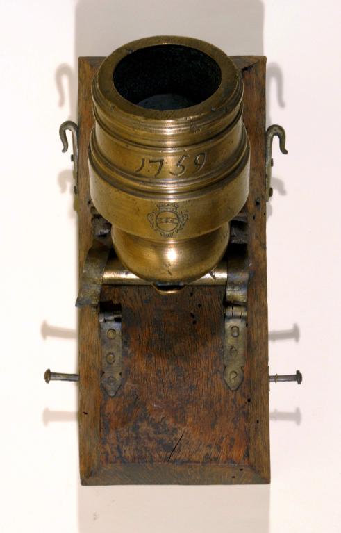 modello di artiglieria, mortaio da bomba - produzione italiana (sec. XVIII)