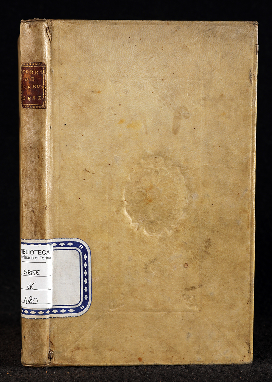 legatura piena, opera isolata - ambito italiano (secondo quarto XVIII)