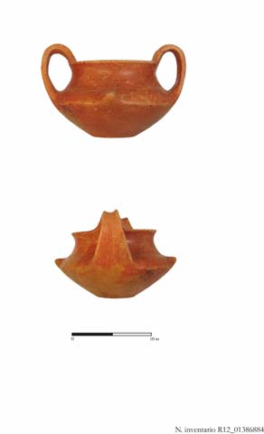 kantharos - produzione etrusca (fine SECOLI/ VIII a.C)