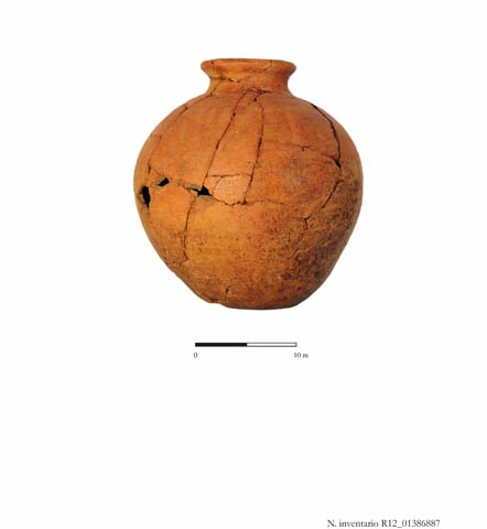 olla - produzione etrusca (fine SECOLI/ VIII a.C)