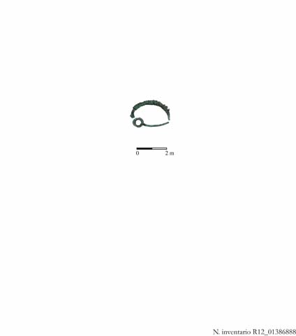 fibula - produzione etrusca (fine SECOLI/ VIII a.C)