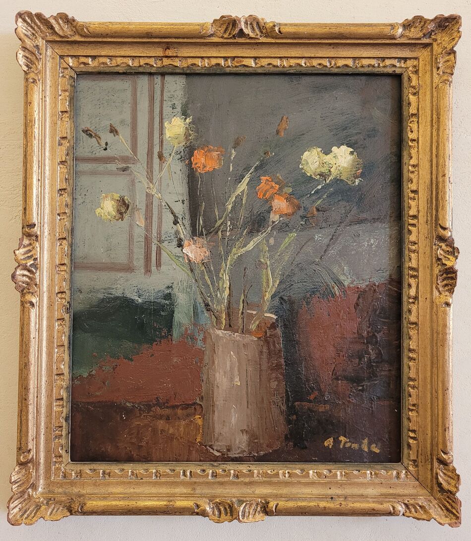 Vaso di fiori, natura morta con vaso di fiori (dipinto)