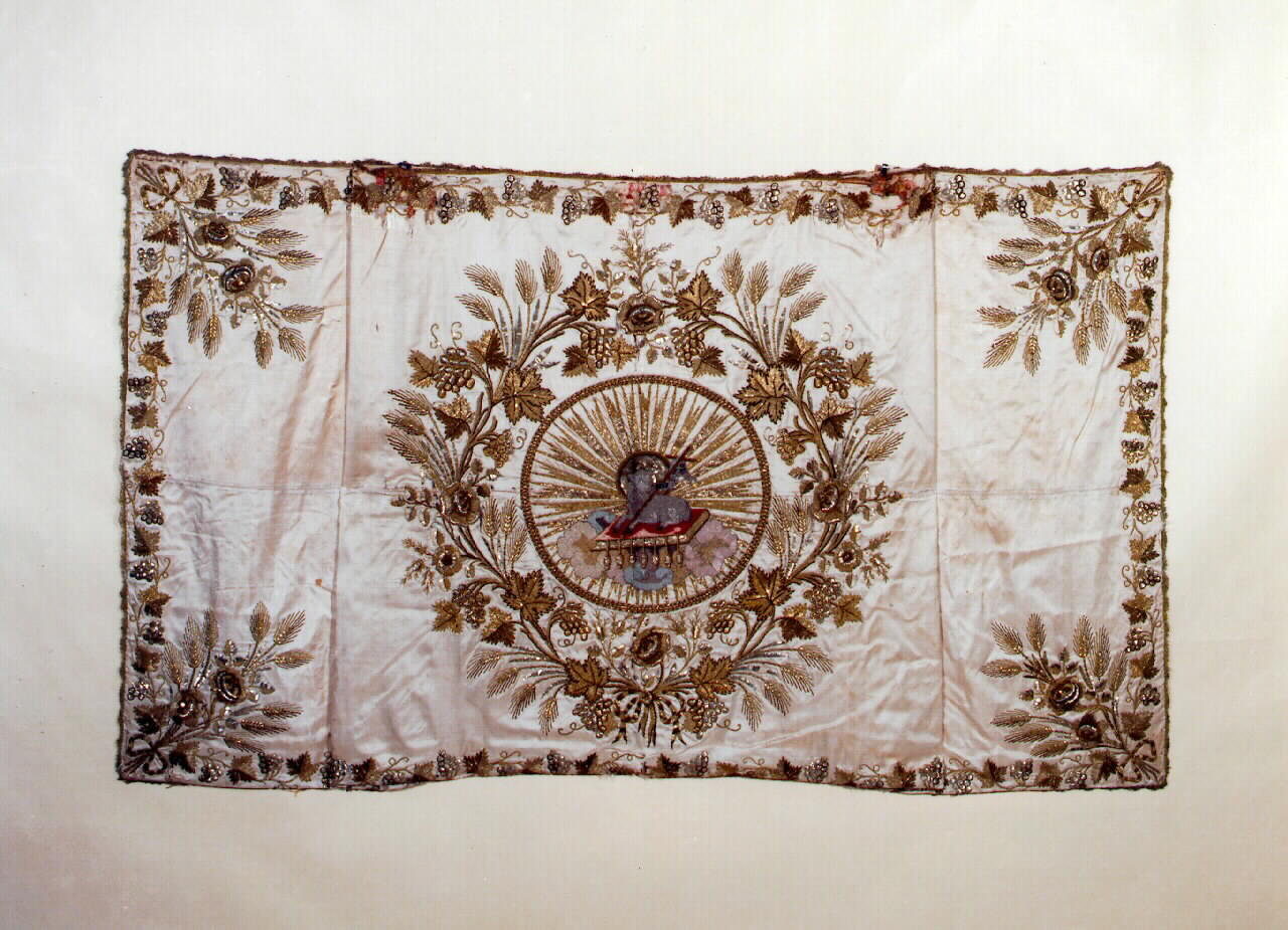 velo omerale - manifattura siciliana (Seconda metà sec. XVIII)