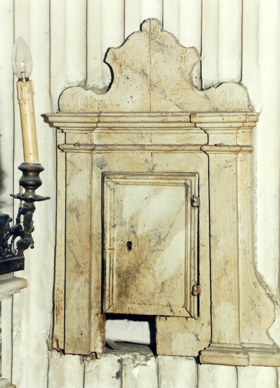 sportello di tabernacolo per oli santi - produzione siciliana (Prima metà sec. XIX)