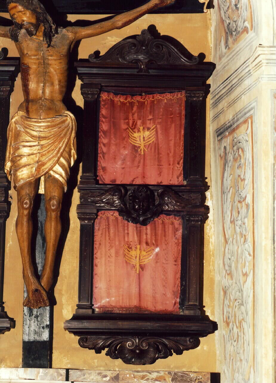 reliquiario - a tabella, serie - produzione siciliana (inizio sec. XIX)