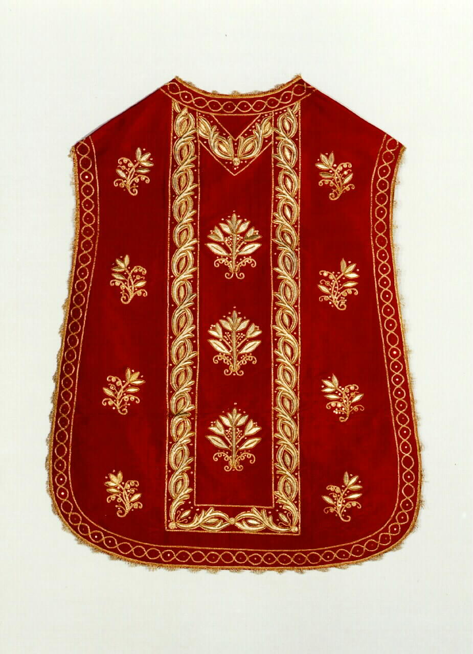 pianeta - manifattura siciliana (Seconda metà sec. XIX)