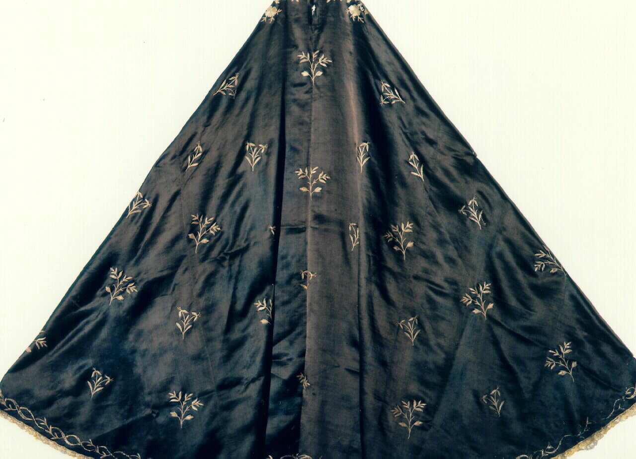 velo (addobbo di statua) - manifattura siciliana (Prima metà sec. XIX)