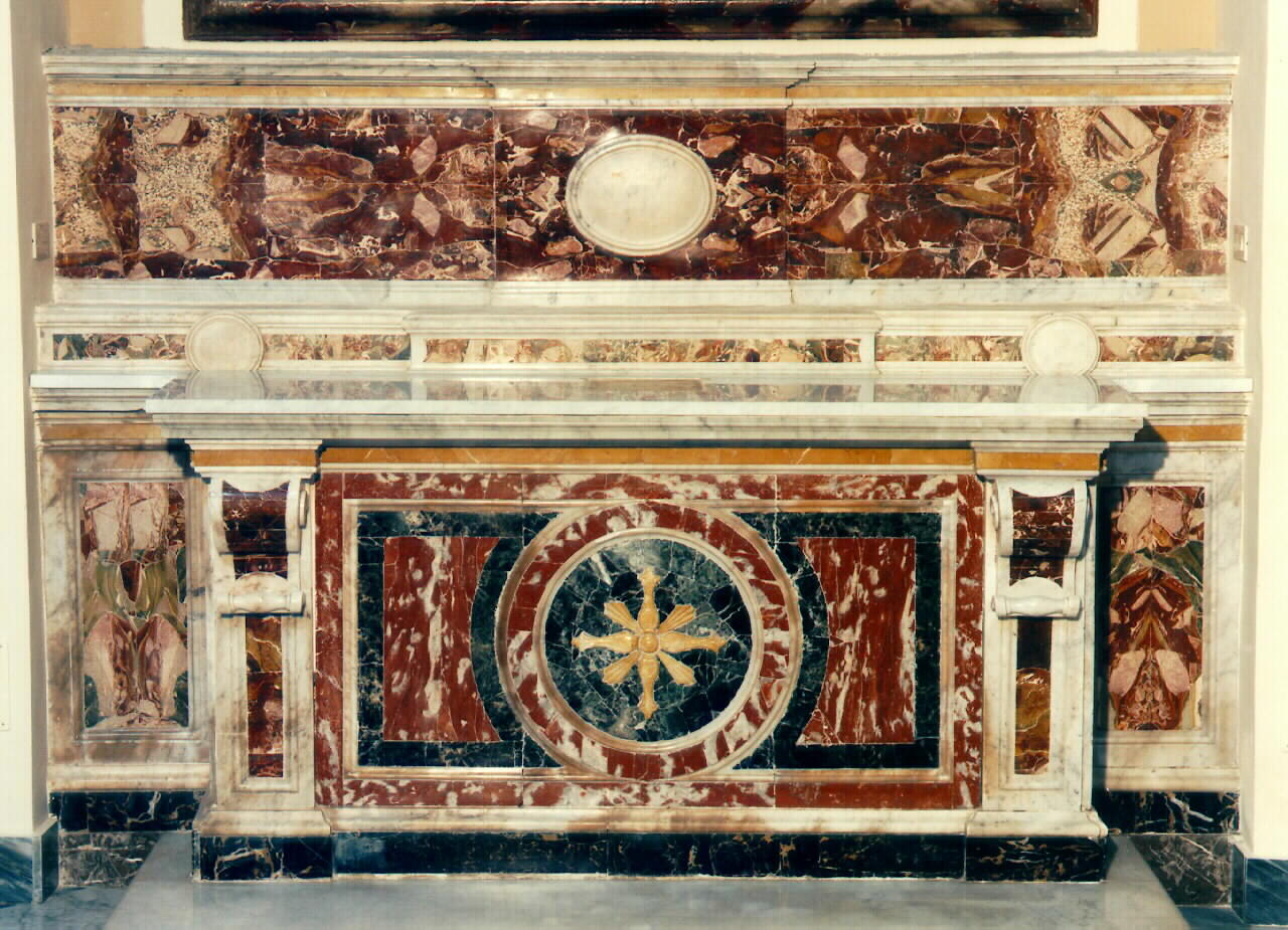 altare - a blocco, serie - ambito siciliano (Prima metà sec. XIX)