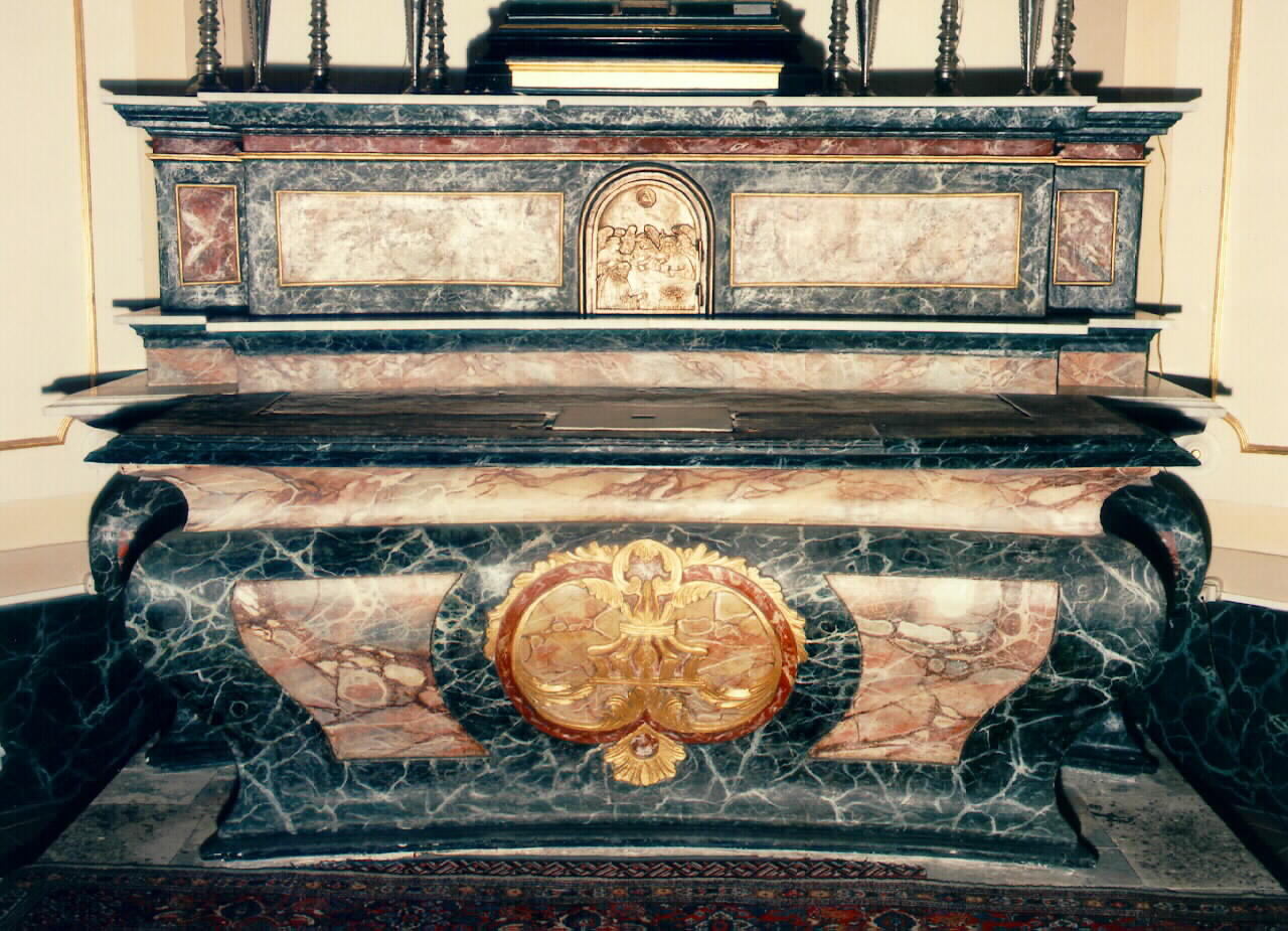 altare maggiore - ambito siciliano (Seconda metà sec. XIX)