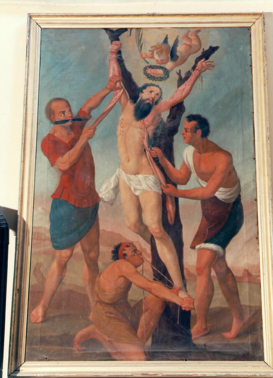 martirio di San Bartolomeo (dipinto) - ambito siciliano (Fine/inizio secc. XIX/ XX)