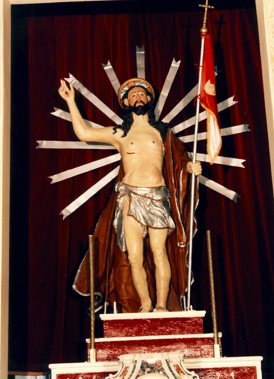 Cristo redentore (statua processionale) - ambito siciliano (primo quarto sec. XX)