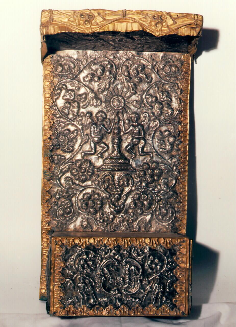 tronetto per esposizione eucaristica - bottega siciliana (Seconda metà sec. XVII)