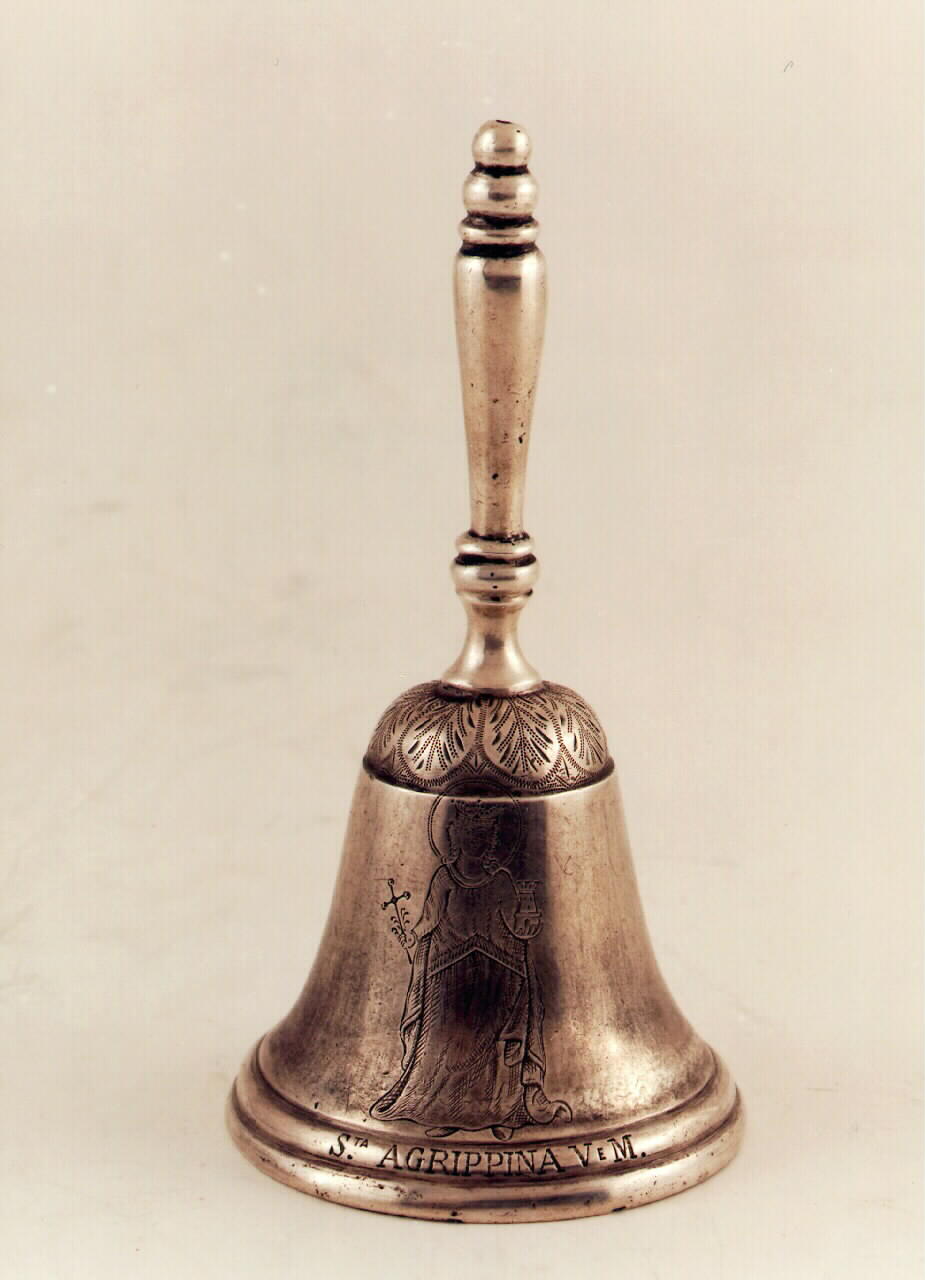 campanello d'altare - bottega siciliana (Seconda metà sec. XIX)