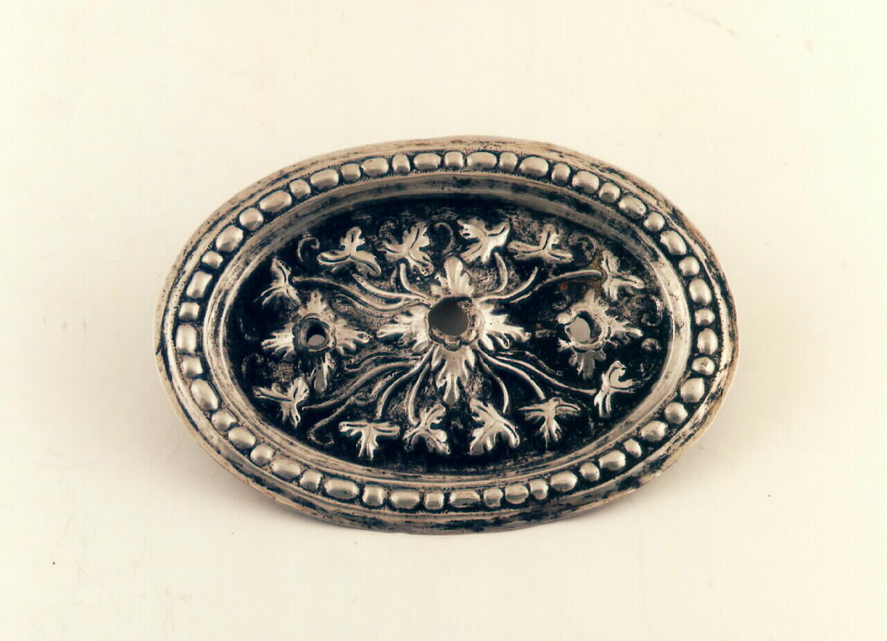 fermaglio di piviale - bottega siciliana (Prima metà sec. XIX)