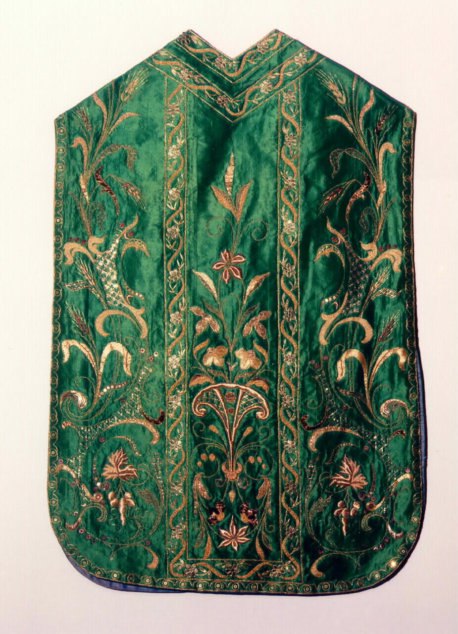 pianeta - manifattura siciliana (Seconda metà sec. XIX)