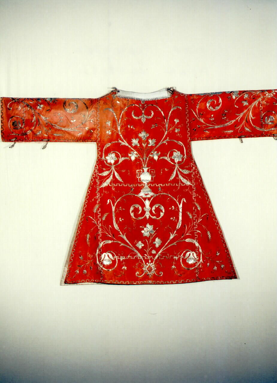 dalmatica, serie - manifattura siciliana (Fine/inizio secc. XVIII/ XIX)